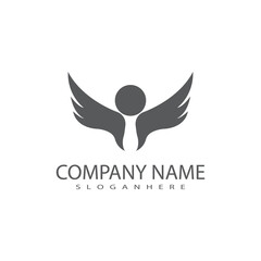 Wing  Logo Template vector icon