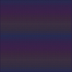 Bright Rainbow Retro Seamless Pattern - Colorful ombre gradient repeating pattern design on solid dark purple background