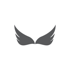 Obraz premium Wing Logo Template vector icon