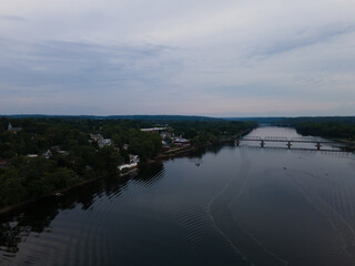 Aerial of Lambertville New Hope