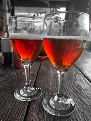 glass of red wine