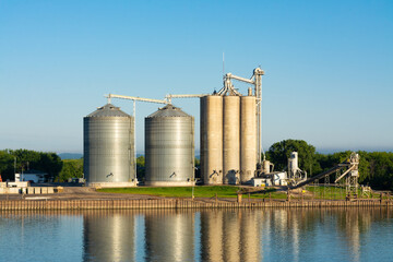 Grain Silos on the River