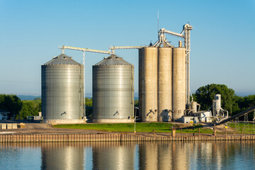 Grain Silos on the River
