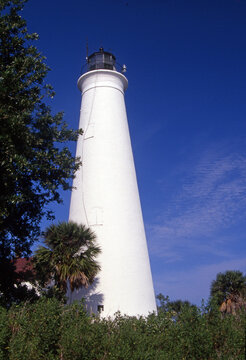EPSON scanner image St. Marks Lighthouse, Florida