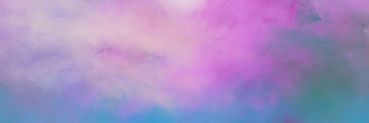 amazing pastel purple, steel blue and plum colored vintage abstract painted background with space for text or image. can be used as horizontal background graphic