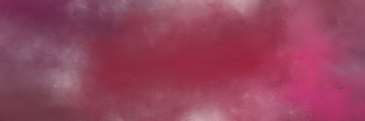 beautiful dark moderate pink, rosy brown and pastel purple colored vintage abstract painted background with space for text or image. can be used as horizontal background graphic