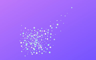 Unicorn Round Celebration Blue Background. 