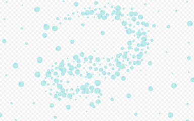 Gradient Rain Celebration Transparent Background. 