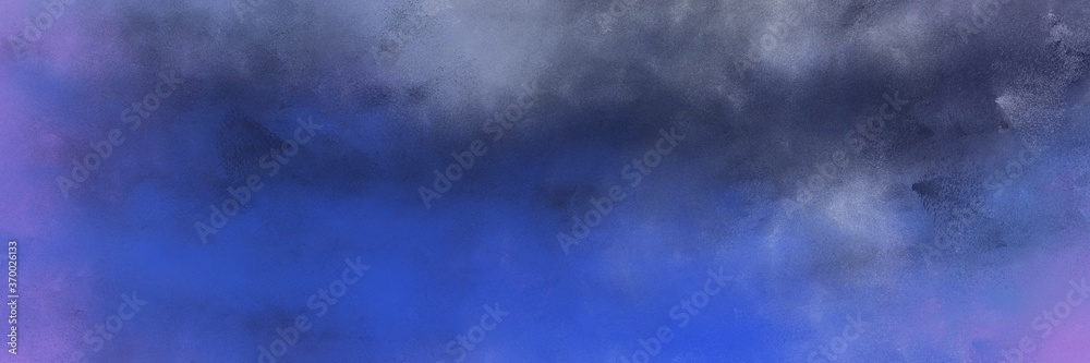 Aufkleber awesome abstract painting background graphic with dark slate blue, dark slate gray and light slate gray colors and space for text or image. can be used as horizontal header or banner orientation