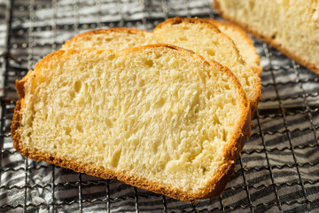 Homemade Baked Braided Brioche Bread