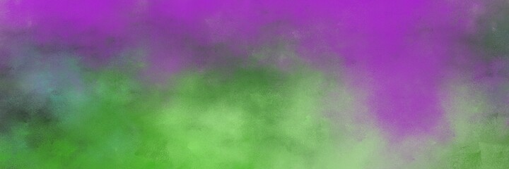 amazing old lavender and pastel green color background with space for text or image. vintage texture, distressed old textured painted design. can be used as horizontal header or banner orientation