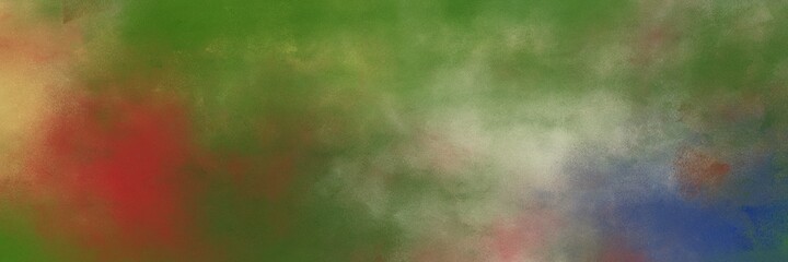 beautiful vintage abstract painted background with pastel brown, dark olive green and dark khaki colors and space for text or image. can be used as horizontal header or banner orientation