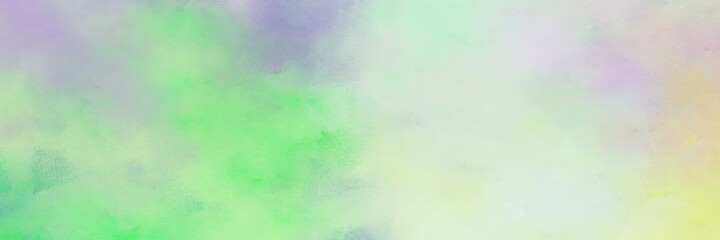 stunning abstract painting background texture with pastel gray, light green and pastel green colors and space for text or image. can be used as horizontal background graphic