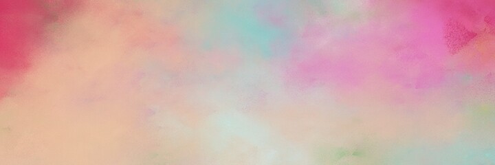 beautiful vintage abstract painted background with silver and moderate pink colors and space for text or image. can be used as horizontal background graphic