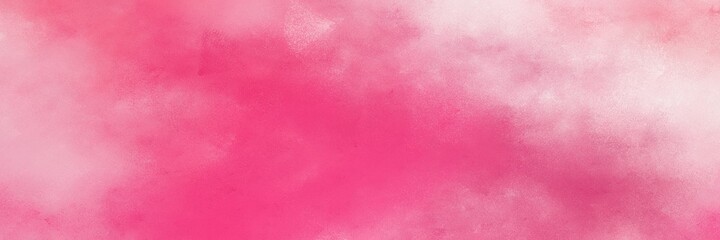 stunning abstract painting background graphic with pale violet red, pastel pink and pastel magenta colors and space for text or image. can be used as horizontal header or banner orientation
