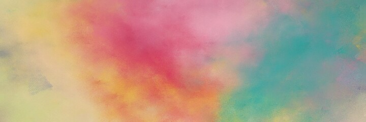 awesome tan and cadet blue colored vintage abstract painted background with space for text or image. can be used as header or banner