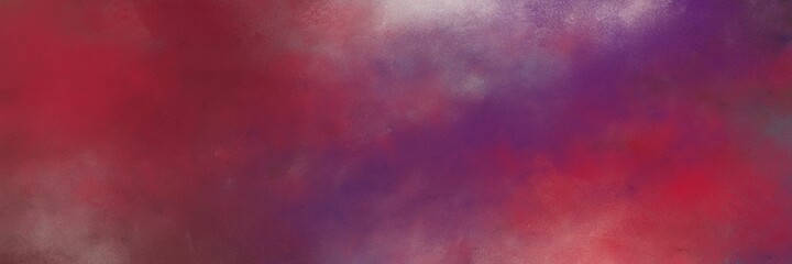 awesome abstract painting background texture with dark moderate pink, pastel purple and antique fuchsia colors and space for text or image. can be used as horizontal header or banner orientation