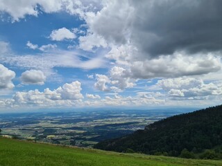 Fototapeta premium landscape with clouds
