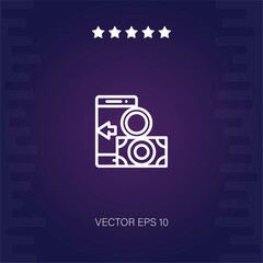 phone vector icon modern illustration