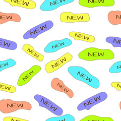 Online chat conversation doodle clouds with new words comments.