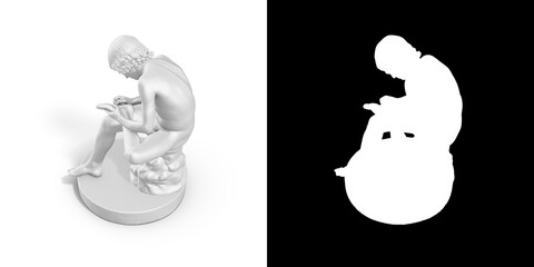 Sculptures for the design of books, websites, posts and presentations, you can create a graphic presentation of your work in different styles