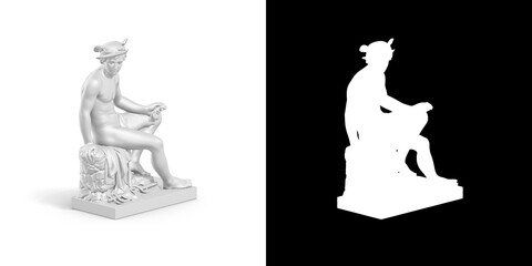 Fototapeta premium Sculptures for the design of books, websites, posts and presentations, you can create a graphic presentation of your work in different styles