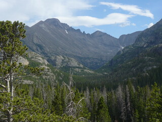 beautiful mountain landscape in summer