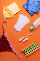 individual hygeine items for females during menstruation period