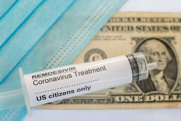 Fototapeta premium US buy remdesivir to their citizens