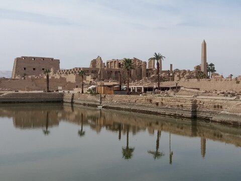 View from inside the Karnak Temple, Luxor.
