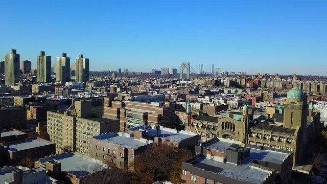 Slider View of Hudson Heights in Upper Manhattan and Yeshiva University High School - Part 2
