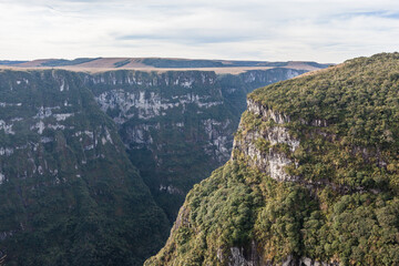 Fototapeta na wymiar Huge canyon at Brazil