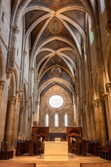 Interior of the Pannonhalma Archabbey in Pannonhalma