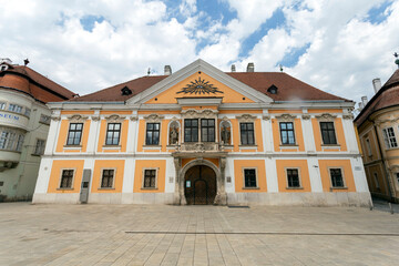 Fototapeta na wymiar Baroque palace in Gyor, Hungary