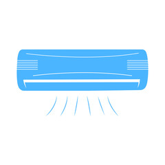 Air conditioner vector illustration. White background. Best seller icon