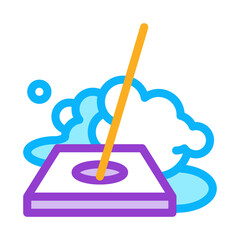 drain cleaning icon vector. drain cleaning sign. color symbol illustration