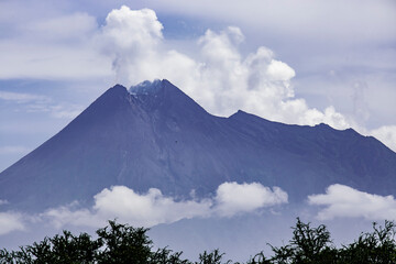 Jawa, Insel, Indonesia,, vulcano. sawa, rise