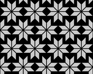 Diamond star pattern seamless repeat background