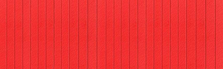 Panorama of Red Corrugated metal background and texture surface or galvanize steel