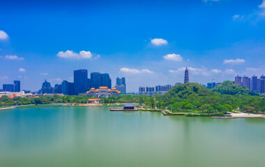 Fototapeta na wymiar Shunfeng Mountain Park, Foshan City, Guangdong Province, China
