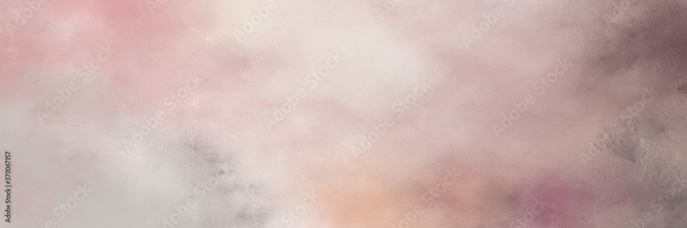 Aufkleber beautiful abstract painting background graphic with pastel gray, pastel brown and rosy brown colors 