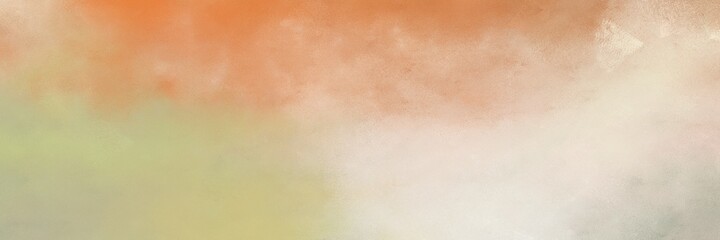 decorative tan and antique white color background with space for text or image. vintage texture, distressed old textured painted design. can be used as horizontal background graphic