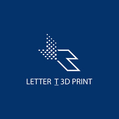 Letter T 3D Print Logo