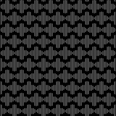 Lined quatrefoil seamless repeat pattern background