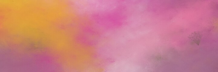 stunning vintage abstract painted background with pale violet red, peru and pastel magenta colors and space for text or image. can be used as header or banner