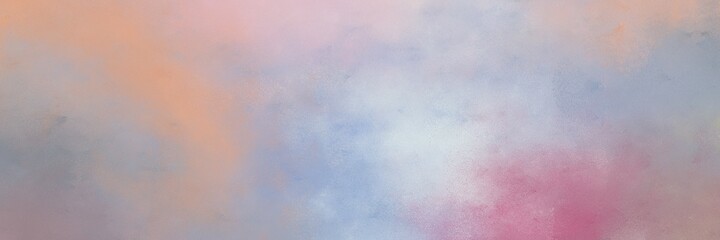awesome abstract painting background graphic with pastel purple, light gray and rosy brown colors and space for text or image. can be used as horizontal header or banner orientation