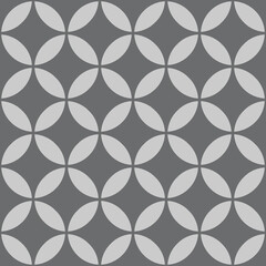 Interconnecting circle pattern seamless repeat background