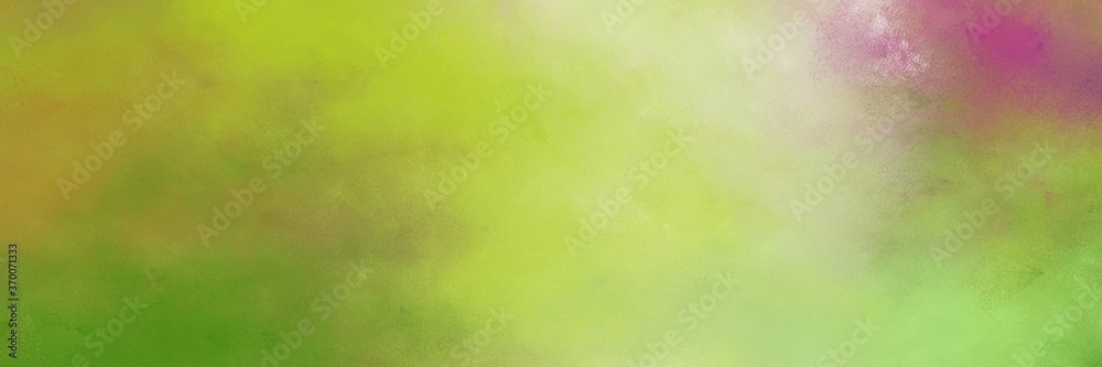 Poster beautiful abstract painting background texture with yellow green and pastel gray colors and space for text or image. can be used as horizontal background graphic