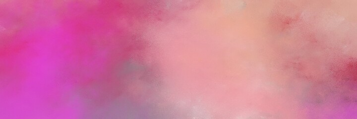 beautiful abstract painting background texture with pale violet red, mulberry  and baby pink colors and space for text or image. can be used as horizontal header or banner orientation