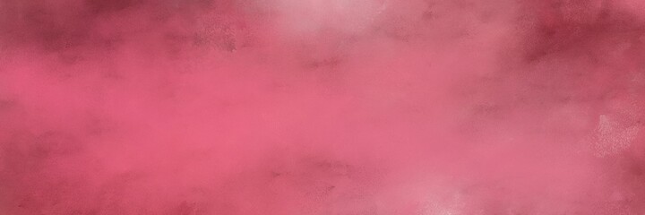 decorative indian red and dark moderate pink colored vintage abstract painted background with space for text or image. can be used as horizontal background texture